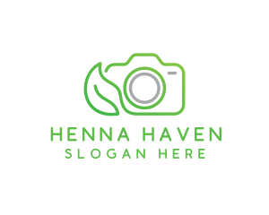 Nature Camera Outline logo design