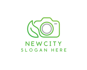 Nature Camera Outline logo design