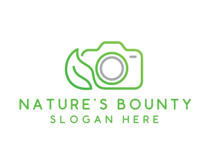 Nature Camera Outline logo design