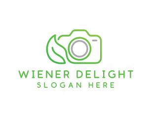 Nature Camera Outline logo design