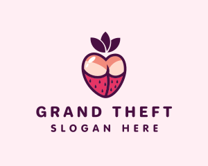 Sexy - Sexy Strawberry Lingerie logo design