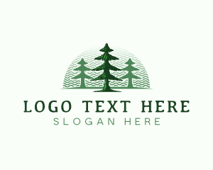 Landscape - Pine Tree Nature Park logo design