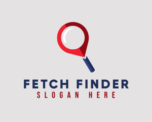 Destination Pin Finder logo design