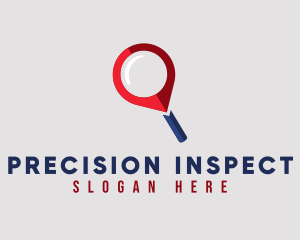 Inspect - Destination Pin Finder logo design