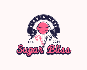 Sweets - Lollipop Sweet Candy logo design