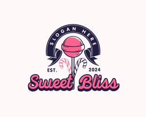 Lollipop Sweet Candy logo design