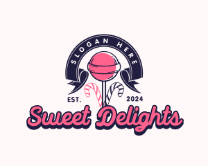 Lollipop Sweet Candy logo design