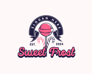 Lollipop Sweet Candy logo design