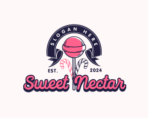 Lollipop Sweet Candy logo design