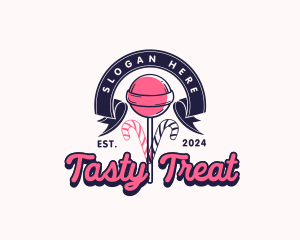 Lollipop Sweet Candy logo design