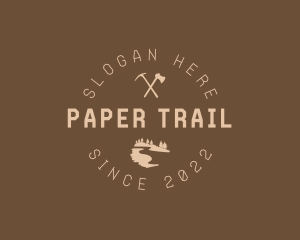 Mountain Trail Axes logo design