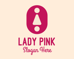 Pink Feminine Wellness  logo design