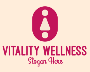 Pink Feminine Wellness  logo design