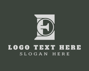 Letter Ea - Professional Firm Letter EO logo design