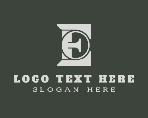 Corporation - Professional Firm Letter EO logo design