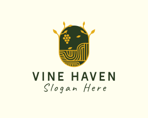 Natural Grape Winery logo design