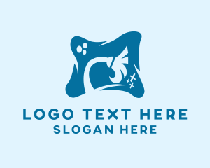 Hygiene - Cleaning Broom Housekeeping logo design