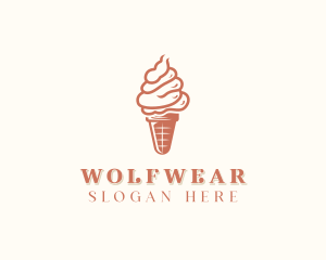 Dessert - Ice Cream Cone Dessert logo design