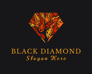 Diamond Leaf Accessory logo design