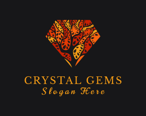 Diamond Leaf Accessory logo design