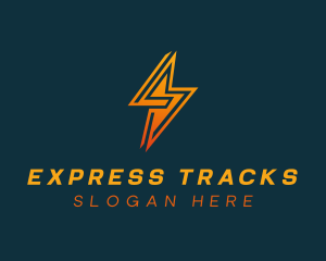 Lightning Bolt Express logo design