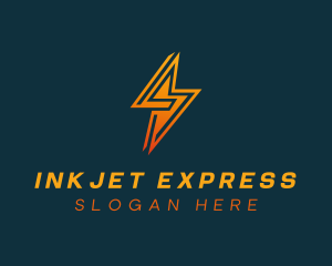 Lightning Bolt Express logo design