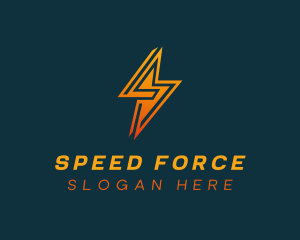 Lightning Bolt Express logo design