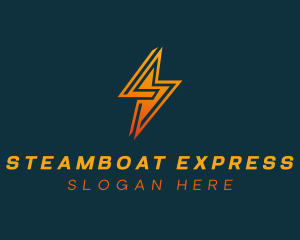 Lightning Bolt Express logo design