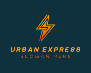 Lightning Bolt Express logo design