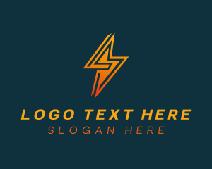 Electricity - Lightning Bolt Express logo design