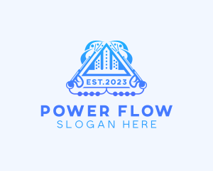 Building Industrial Power Cleaning logo design