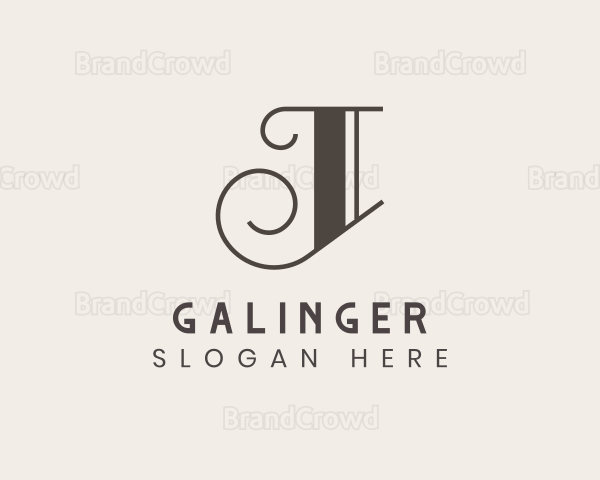 Elegant Marketing Letter J Logo