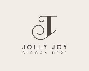 Elegant Marketing Letter J logo design