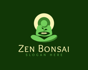 Zen Human Yoga logo design