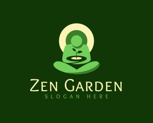 Zen Human Yoga logo design