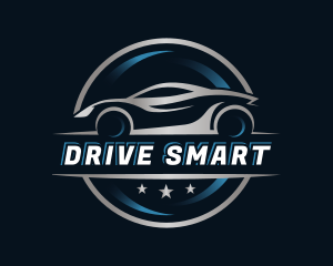 Drive Detailing Car logo design