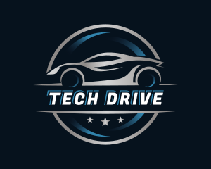 Drive Detailing Car logo design