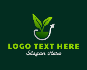 Growth - Nature Plant Growth logo design