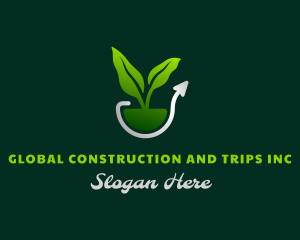 Nature Conservation - Nature Plant Growth logo design