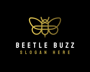 Natural Honey Bee logo design