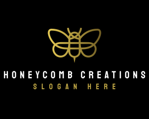 Natural Honey Bee logo design