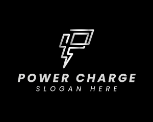 Lightning Power Bolt logo design