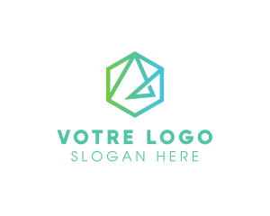 Modern Geometric Shape Logo