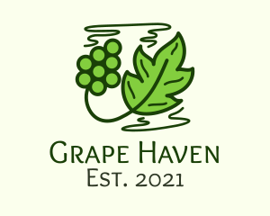 Vineyard - Vineyard Grape Leaf logo design