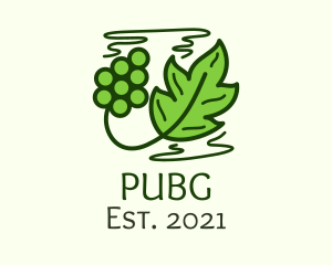 Liquor - Vineyard Grape Leaf logo design