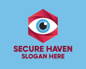 Privacy - Surveillance Eye Camera logo design