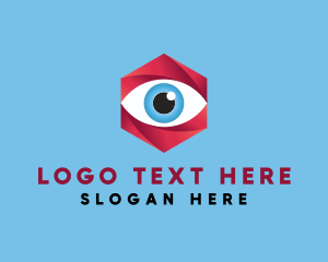 Lens - Surveillance Eye Camera logo design