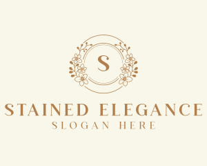 Stylish Flower Wedding logo design