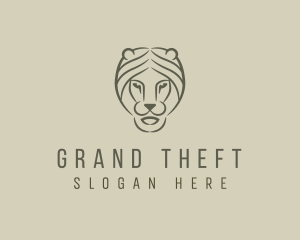 Head - Lion Head Face logo design