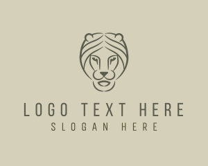 Savannah - Lion Head Face logo design